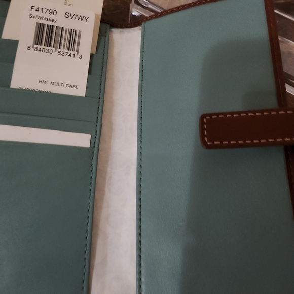 Coach Brown Leather Wallet NWT - Picture 4 of 11